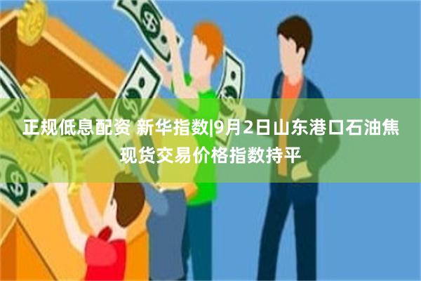 正规低息配资 新华指数|9月2日山东港口石油焦现货交易价格指数持平