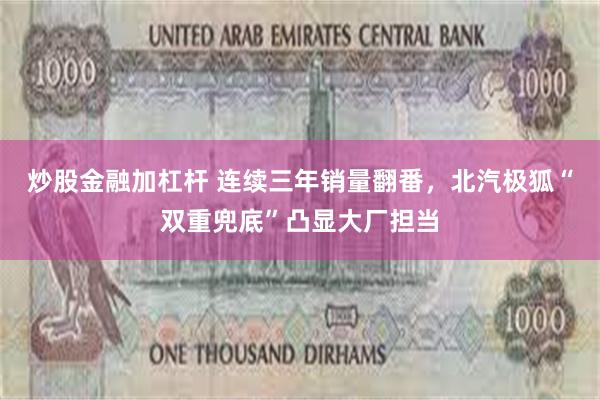 炒股金融加杠杆 连续三年销量翻番，北汽极狐“双重兜底”凸显大厂担当